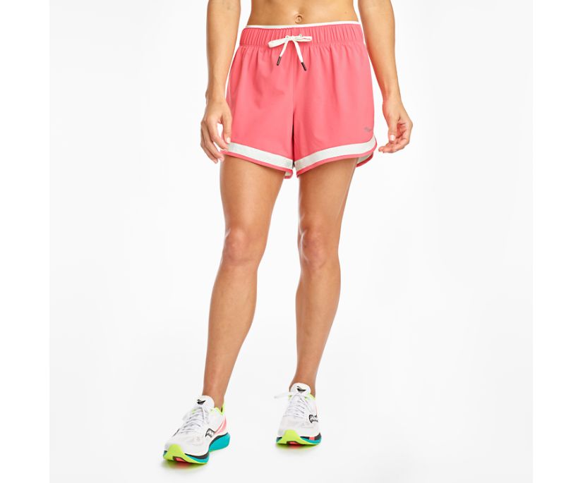 Bermudas Saucony Outpace 5" Mujer Coral | México 316RVDW